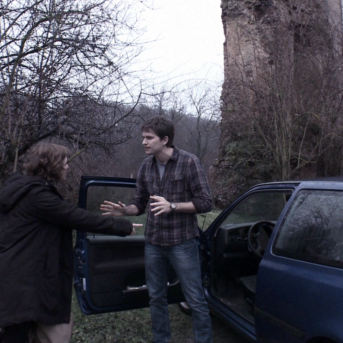 Die Präsenz Plakat Oktober