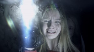 Rebecca hides from Nana in Universal Pictures The Visit.