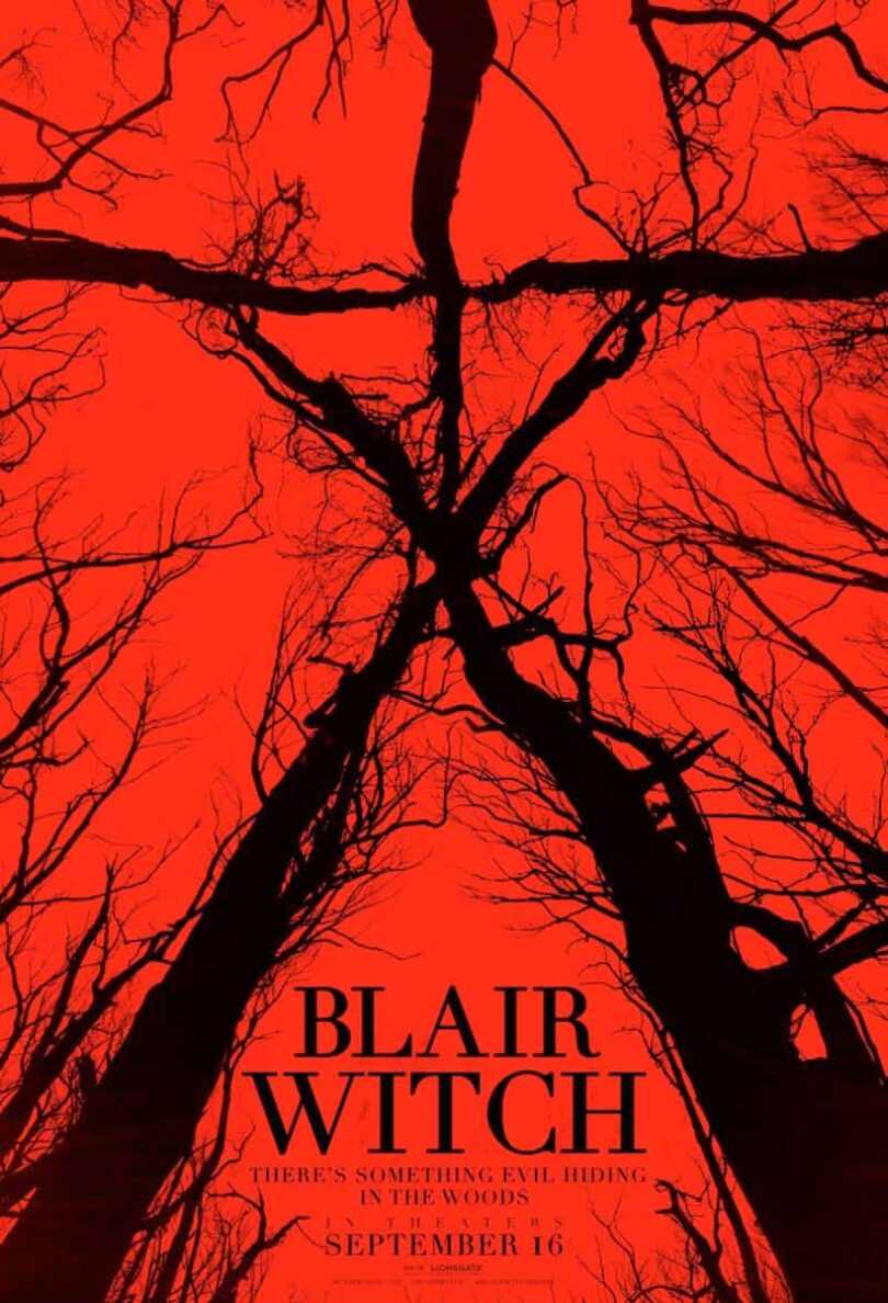 Blair Witch 2016 Film DVD Poster Found Footage