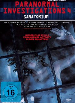 Paranormal Investigations 4 Sanatorium Found Footage Film DVD Poster