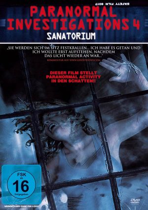 Paranormal Investigations 4 Sanatorium Found Footage Film DVD Poster