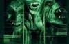 Düstere Monster-Charaktere und eine schreckliche Kreatur im Poster.